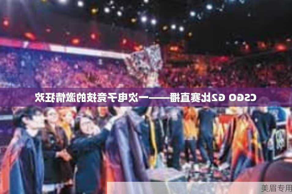 CSGO G2比赛直播——一次电子竞技的激情狂欢