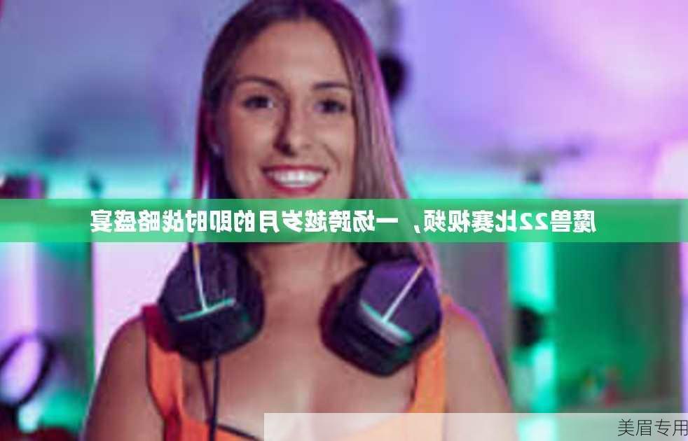 魔兽22比赛视频，一场跨越岁月的即时战略盛宴